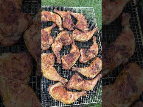 Live fire cooking |chicken leg quarters | π₯π₯π₯part 2 #cooking #bbq #texasstylebbq