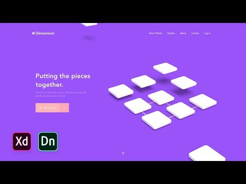 Adobe XD & Adobe Dimension Web Design Tutorial