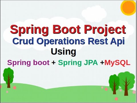 Spring Boot (Crud Operation)Rest Api Project using Spring Boot +Spring JPA + MySQL DB (Step by Step)