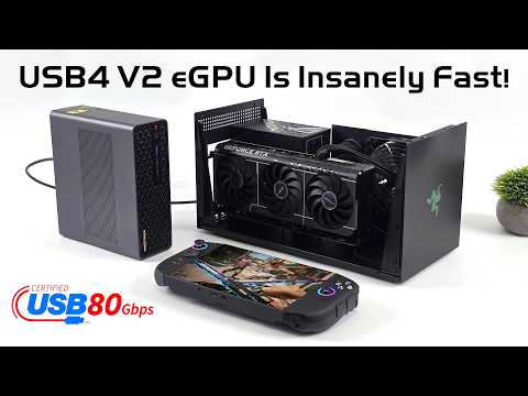 USB4 V2 eGPU Performance Is Crazy FAST!