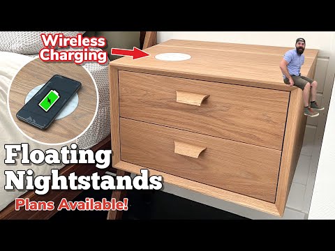 Insane Nightstand Build || No More Cords
