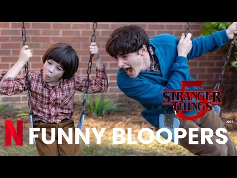 The funniest bloopers from STRANGER THINGS 5 | raw funny bts