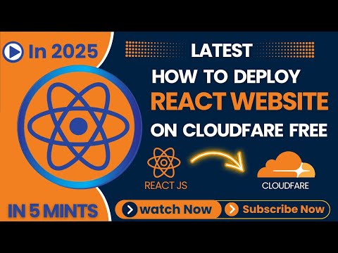 How to Deploy React Website on Cloudflare Pages | Step-by-Step Tutorial In 2025
