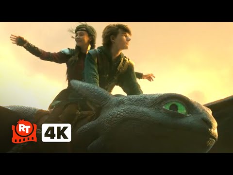 How to Train Your Dragon (2025) 4K - Toothless Gives Astrid A Ride | Movieclips