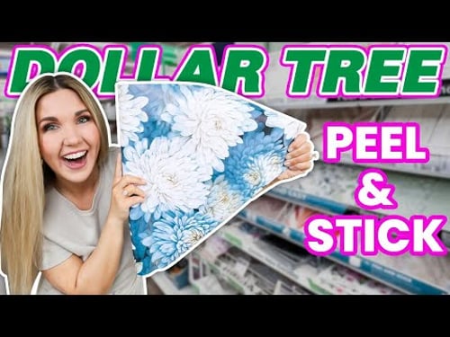 Change Your Life with Dollar Tree Peel & Stick Wallpaper!