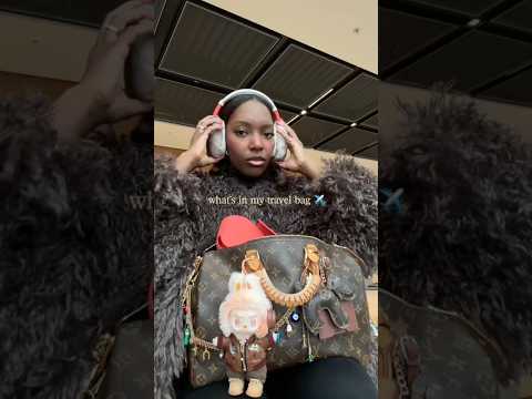 Whatβs in my travel bag | louis vuitton speedy 35 #whatsinmybag #louisvuitton