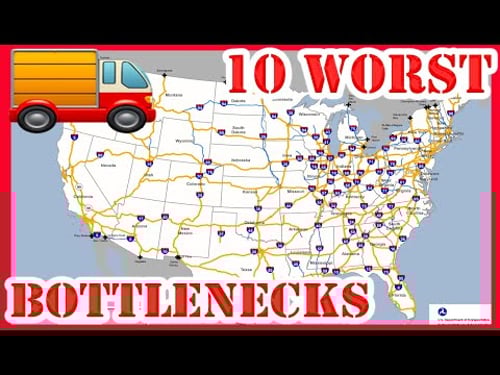 America's Top 10 WORST Interchange Bottlenecks For Trucks | Can They Be Fixed?