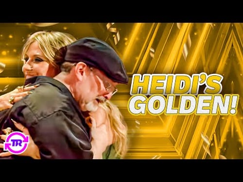 Heidi Klum Hits Heartwarming GOLDEN BUZZER for Janitor Richard Goodall on AGT 2024!