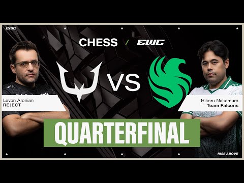 Levon Aronian vs Hikaru Nakamura | Chess at EWC 25 - Day 3 - Quarterfinals