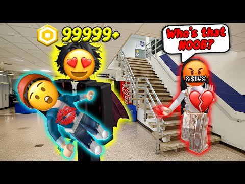 💎 MY MILLIONAIRE BOYFRIEND DEFENDED ME FROM A PICK ME GIRL 💅 #roblox #robloxstory