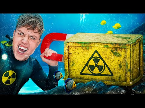 Ich war MAGNETFISCHEN unterwasser! (Polizei kommt wegen Fund🚨)