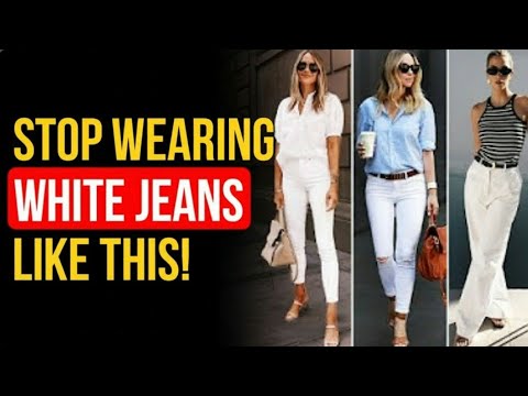 White Jeans Over 50: How to Look Elegant, Slim, and Sophisticated