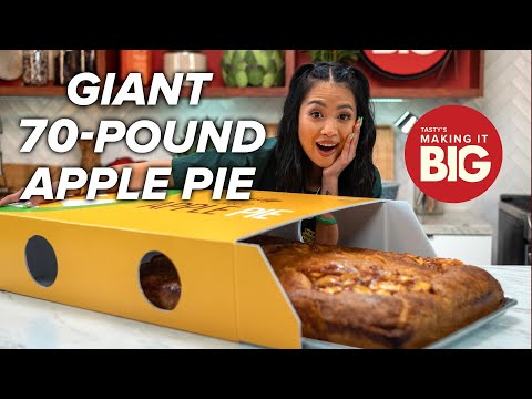 I Made A Giant 70-Pound McDonald’s Apple Pie