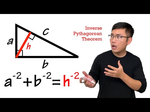 Pythagorean Theorem & Its Inverse (my favorite proof)