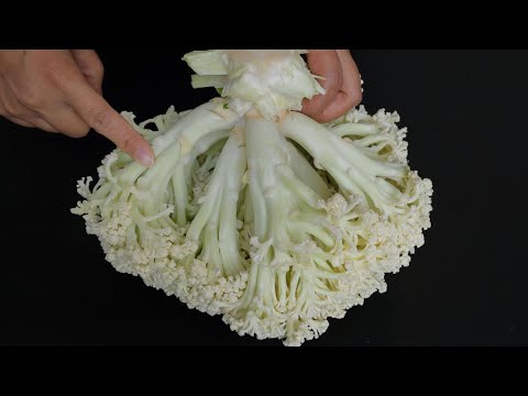 炒花菜有人焯水有人直接炒,都错了,大厨教你正确做法,鲜嫩入味,营养不流失 Perfect Stir-Fried Cauliflower Recipe! #花菜 #烹饪技巧 #Cauliflower