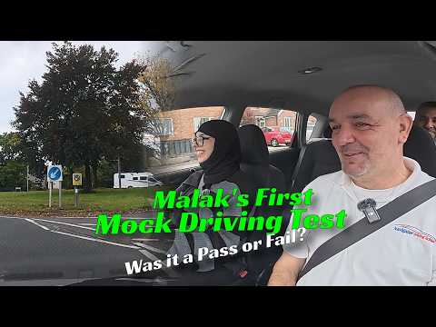 I failed my Mock Driving Test, 3 minutes before it ended!