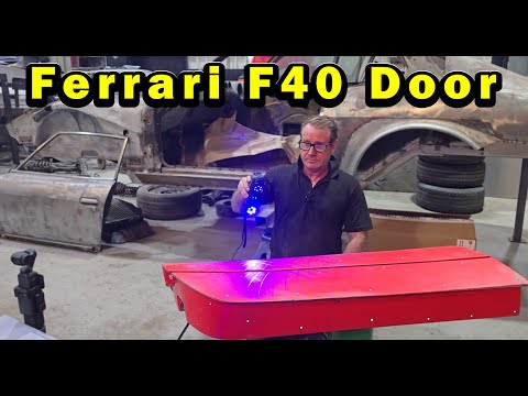 Scanning a Ferrari F40 door using the Creality Sermoon S1 3d scanner