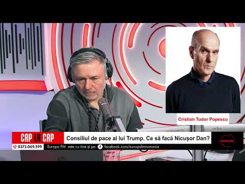 Cap la Cap: Consiliul de pace al lui Trump. Ce să facă Nicușor Dan?