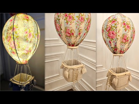Amazing Hot Air Balloon light ! Craft Anyone Can Do