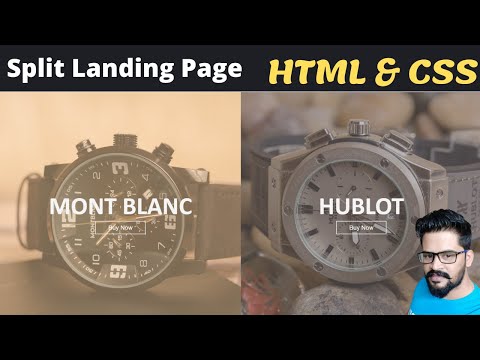 Split Products Landing Page | HTML CSS Tutorial 2022 | NAVEEN SAGGAM
