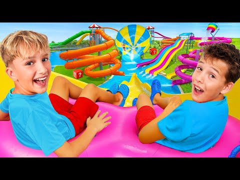 24-HOUR WATER PARK CHALLENGE!