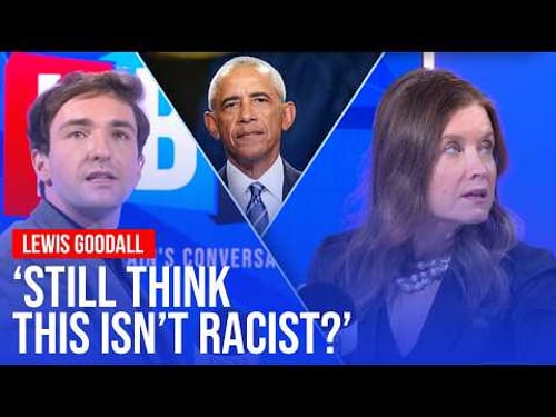 Republican commentator forced to watch Trump's racist video of Obamas as monkeys