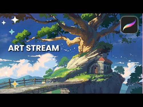 Procreate LAST 2025 LIVE ⭐ Sun Bear -brush ☀️🐻