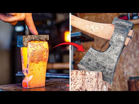 I Forged a Traditional Norwegian Axe From Scratch