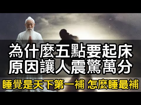 為什麼五點要起床,原因讓人震驚萬分,睡覺是天下第一補,怎麼睡最補?#一禪一故事#禪 #佛 #道 #禪定 #悟道
