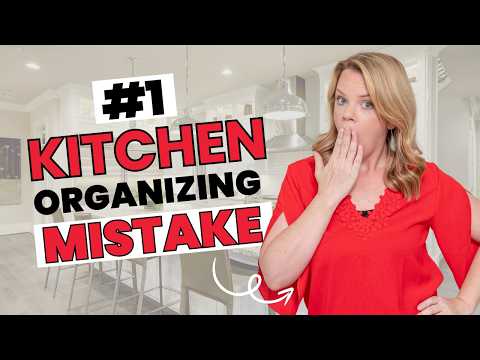 How to Organize Your Kitchen in ONE DAY (and fix this common mistake)