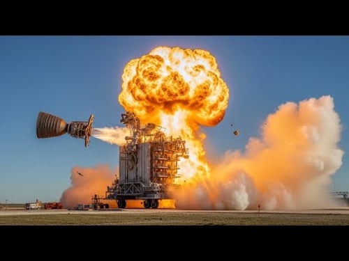 Incredible Moments Caught on Camera. SpaceX Starship Explodes Again.