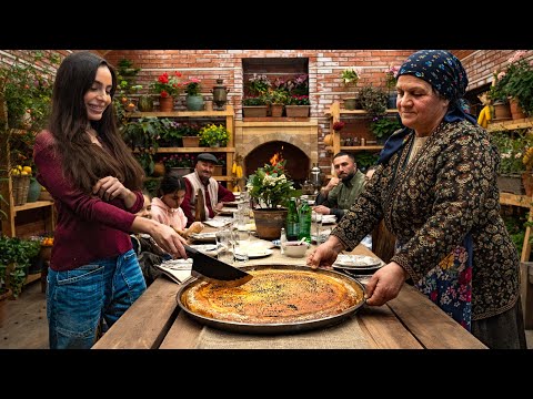 Cooking a Traditional Lezgin Vegetable Pie with Leyla Aliyeva...