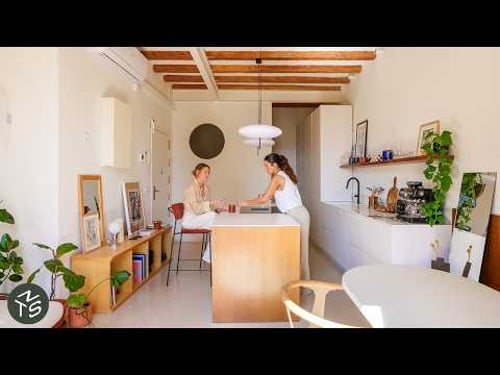 Small Barcelona Apartment Transformed with Danish Minimalism, 42sqm/452sqft