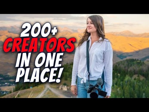 200+ Creators Take Over Idaho | Sony Kando Vlog