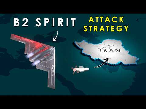 B2 Bomber Iran Airstrikes Strategy Explained #us #iran