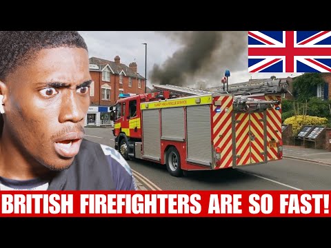 American Reacts to British Firefighters responding to lorry on fire and exploding in Weybridge