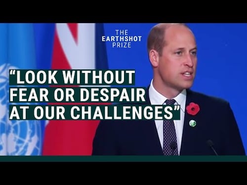 Prince William's Inspiring Speech At COP26 | @EarthshotPrize