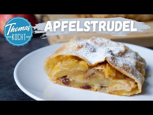 Apfelstrudel - nach original wiener Rezept - so einfach geht das!