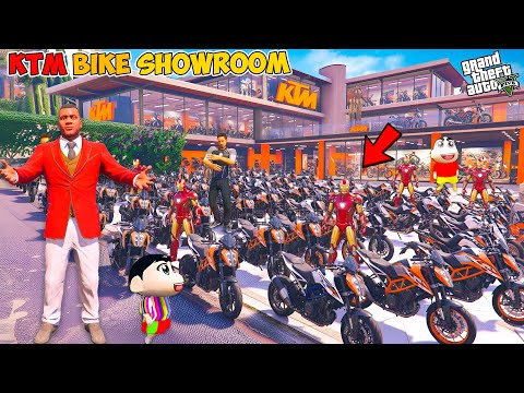 Franklin & Shinchan Open KTM Bike Showroom In GTA 5!
