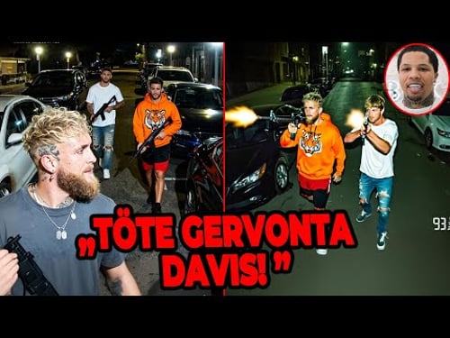 Neue Aufnahmen von Jake Paul und Logan, die Gervonta Davis töten wollen, gehen viral!