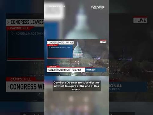 Congress leaves Capitol Hill with unfinished business for 2026