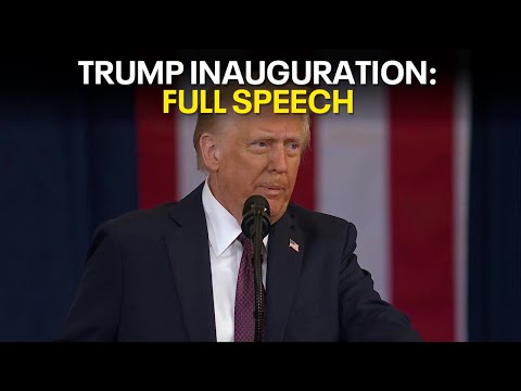 President Donald Trump Inauguration: FULL SPEECH