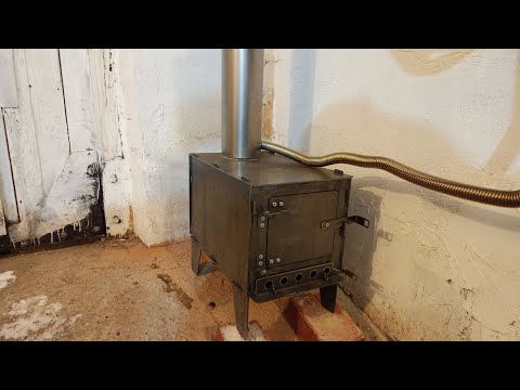 Тест и сравнение печи буржуйки.