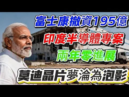 富士康突撤資!印度 195 億半導體夢,為何徹底破滅?