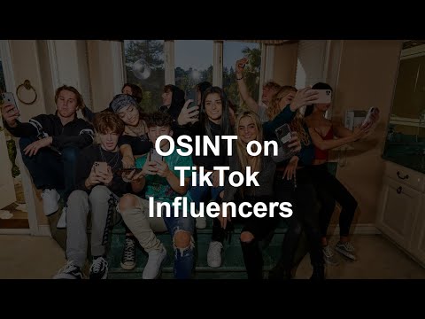 OSINT on TikTok Influencers (No Googling)
