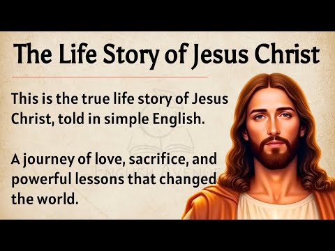 The Life Story of Jesus Christ || Learn English Through Story Level 3 π₯ || Graded Reader β
οΈ || ESL