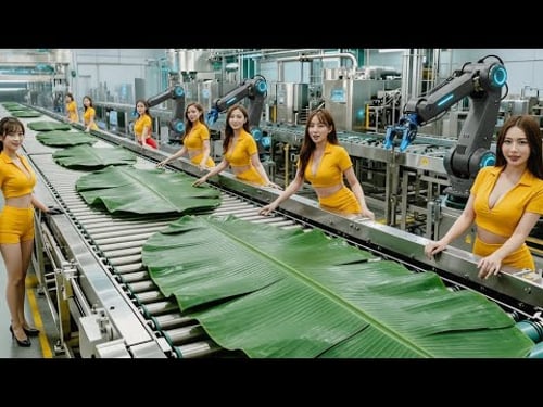 Amazing Banana Leaf Processing Factory Technology You Must See