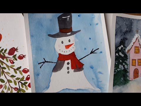 🎄🎁DIY Weihnachtskarte - einfach🎄🎁🎄Die kunterbunte Bastelhütte 🎁🎄🎁 #weihnachten