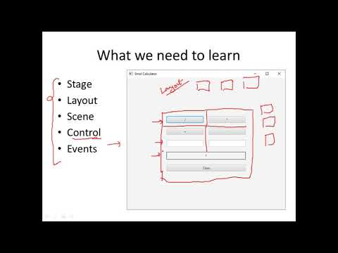 Introduction to JavaFX - Stage, Scene, Layout, Control and Events - Java Programming - CSE1007