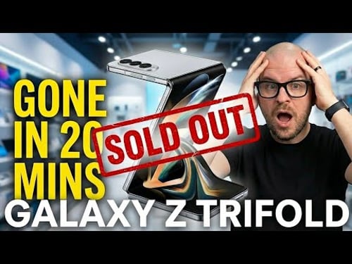 SOLD OUT Samsung Galaxy Z TriFold USA but Restocking Soon!?
